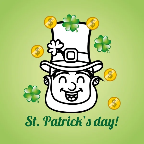 Heiliger Patricks Day Design — Stockvektor