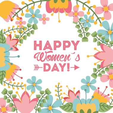 mutlu kadın gün tasarım