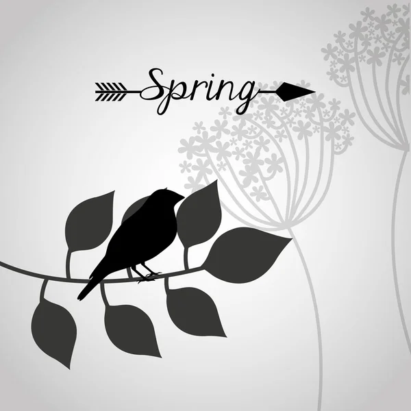 봄 시즌 디자인 — 스톡 벡터