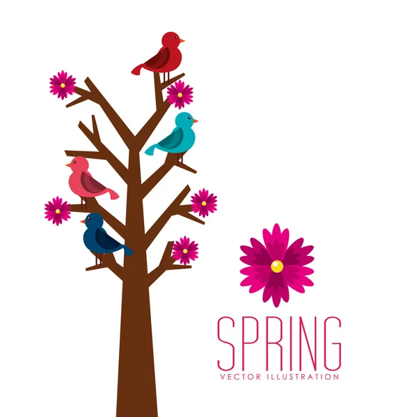 Spring season design — Stock Vector