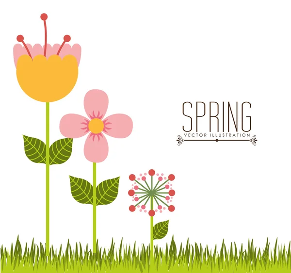 Spring season design — Stock Vector