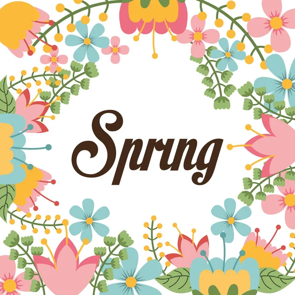 Spring season design — Stock Vector