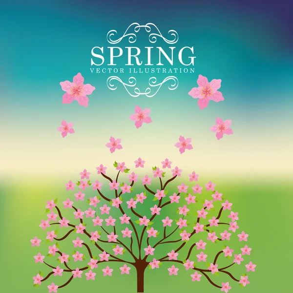 Frühjahrsgestaltung — Stockvektor