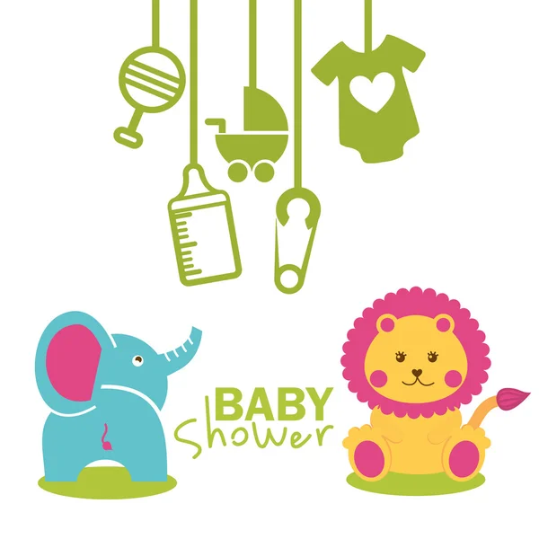 Projekt baby shower — Wektor stockowy