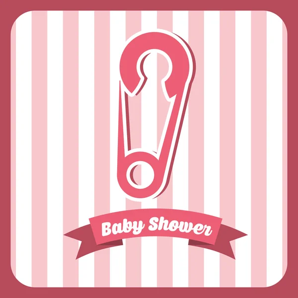 Baby douche ontwerp — Stockvector