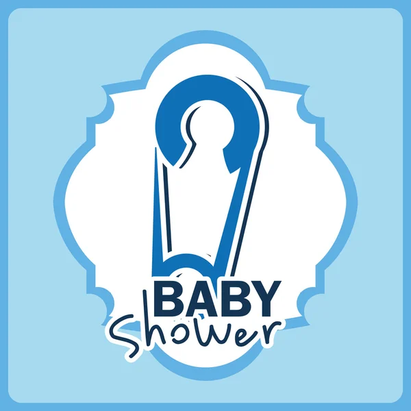 Baby shower design — Stock Vector