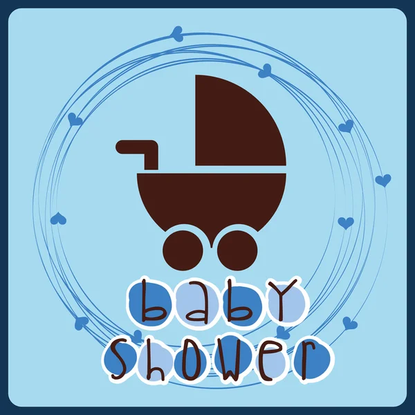 Projekt baby shower — Wektor stockowy