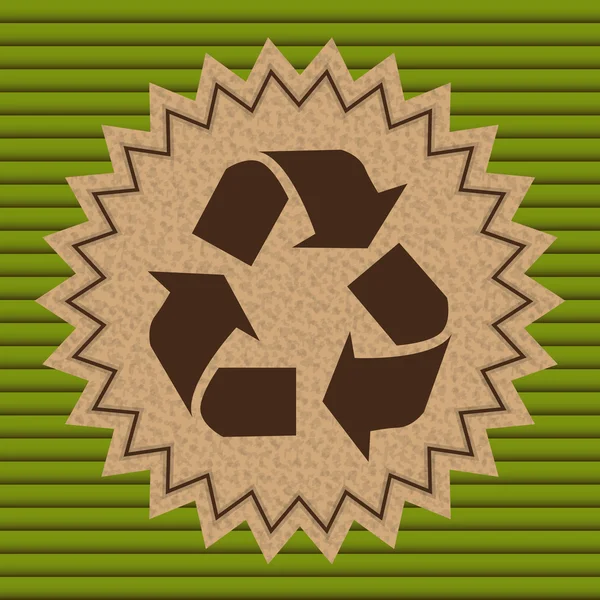 Design von Symbolen recyceln — Stockvektor
