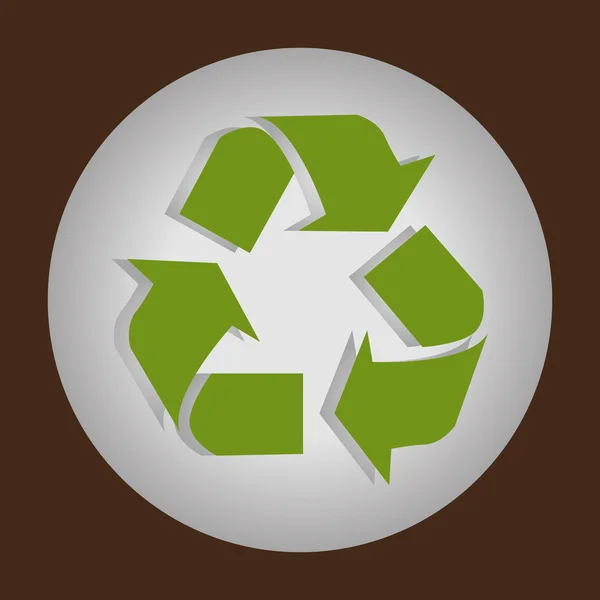 Recycle icon design — Stock Vector