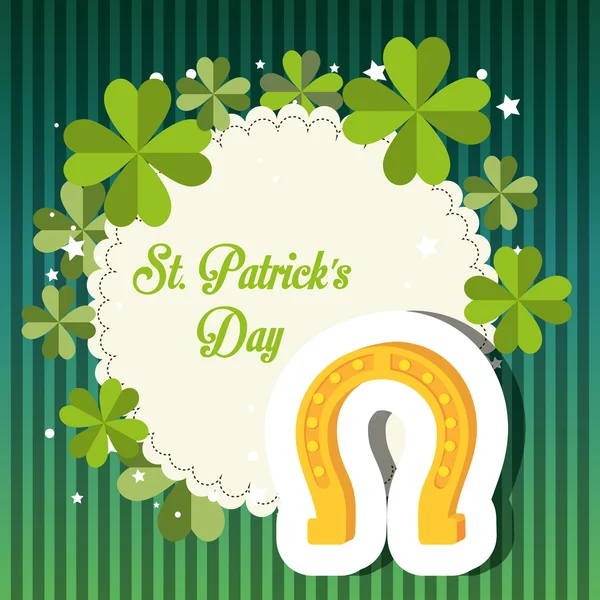 Heiliger Patricks Day Design — Stockvektor