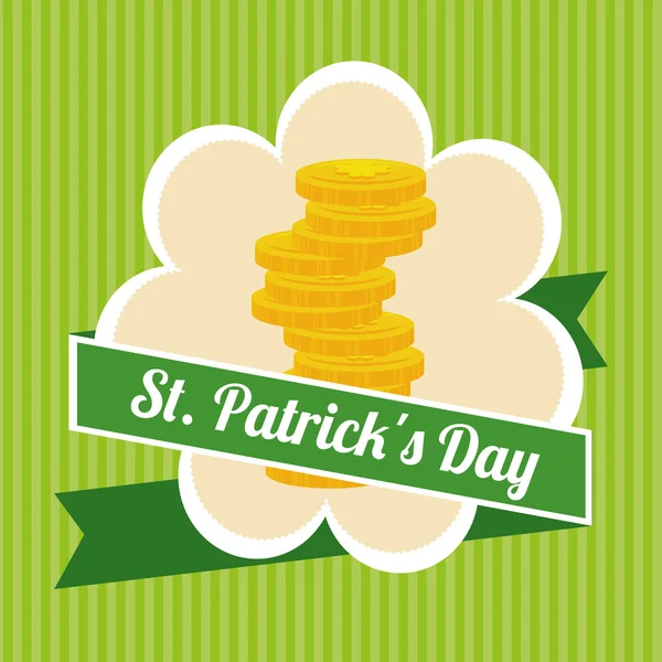 Diseño del día de San Patricio — Vector de stock