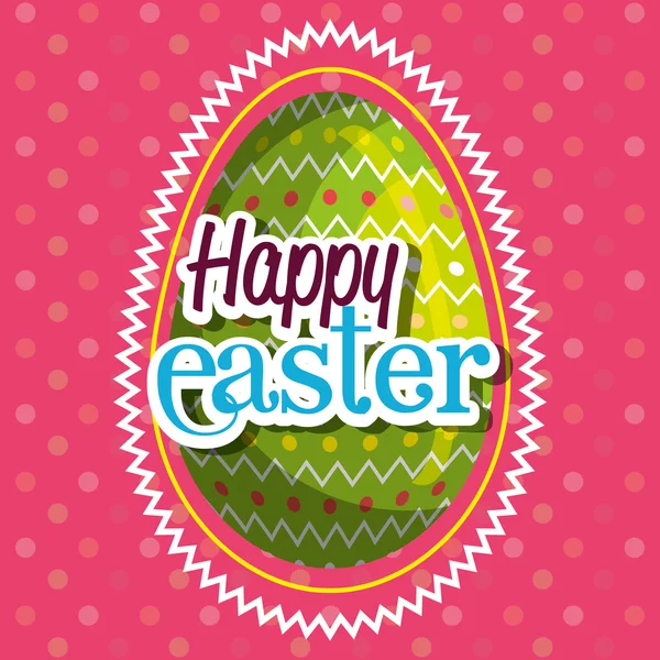 Happy easter design — Stock Vector