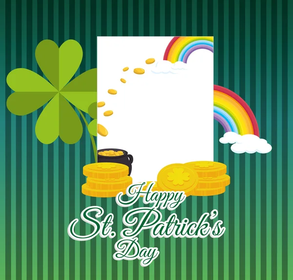 Saint Patricks Day Design — Stock vektor