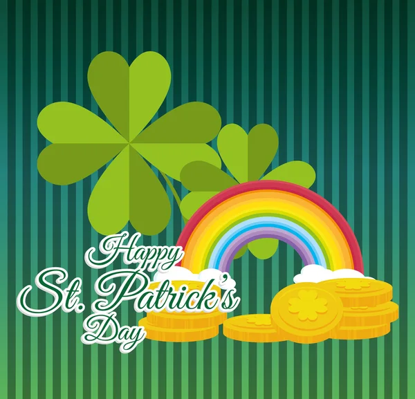 Saint patricks day design — Stock Vector