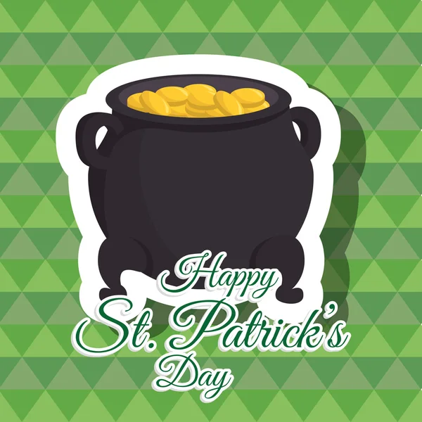 Diseño del día de San Patricio — Vector de stock