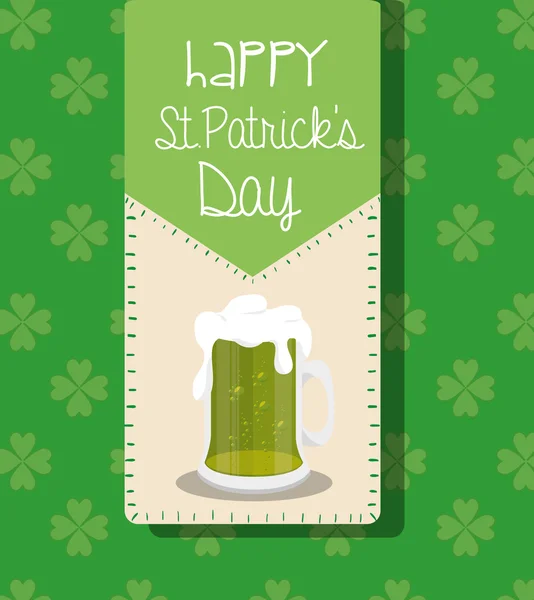 Heiliger Patricks Day Design — Stockvektor