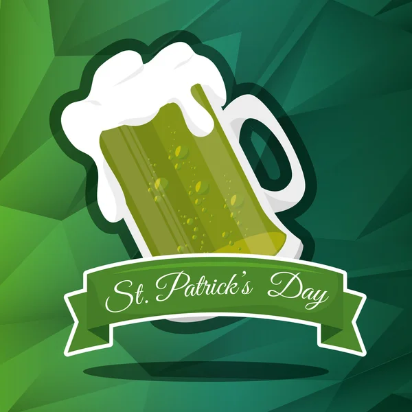 Diseño del día de San Patricio — Vector de stock