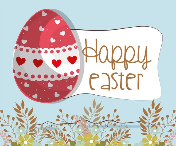 Happy easter ontwerp — Stockvector