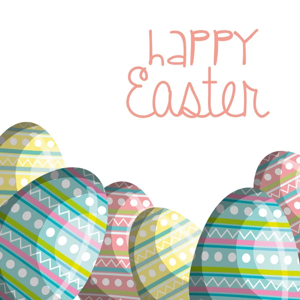 Happy easter ontwerp — Stockvector