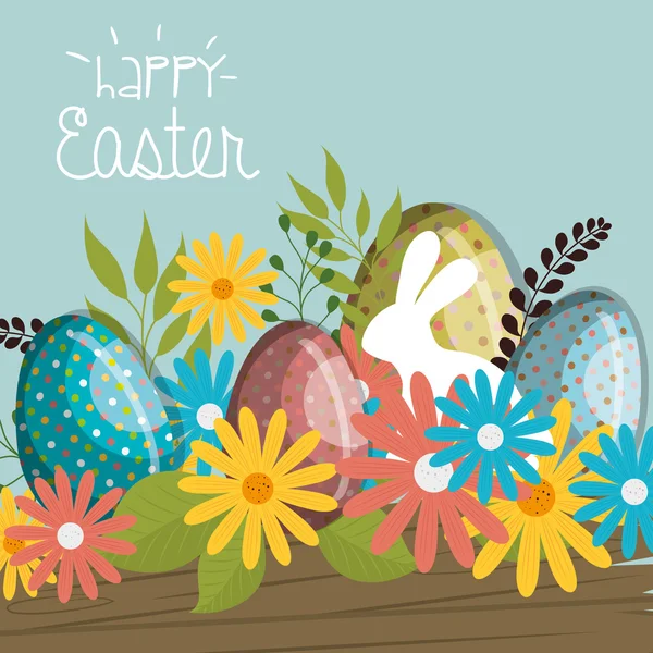 Happy easter design — Stock Vector