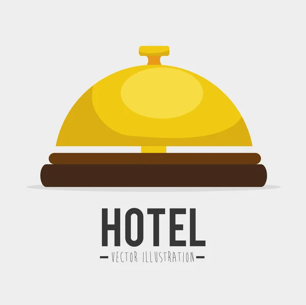Conception de produits et services hôteliers — Image vectorielle