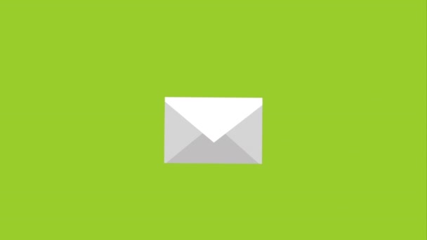 Дизайн почтового сервиса — стоковое видео