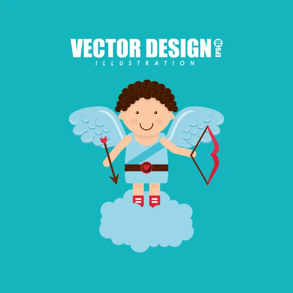 Design karet lásky — Stockový vektor