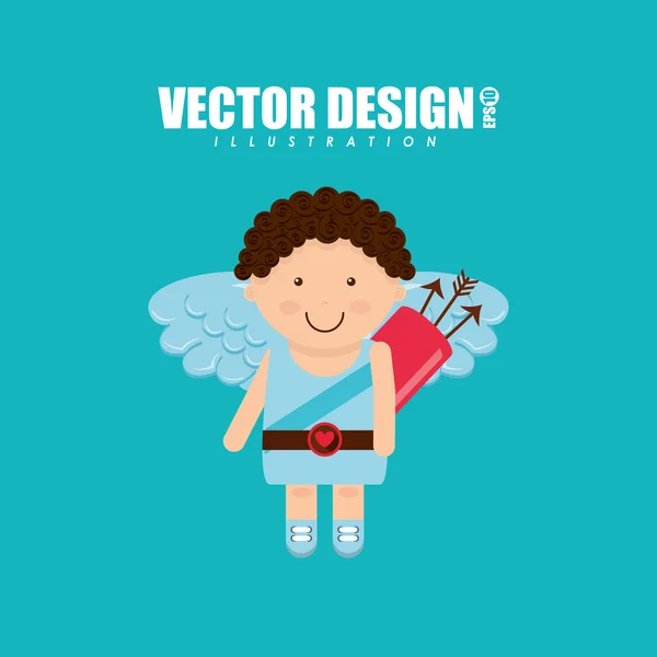 Design karet lásky — Stockový vektor