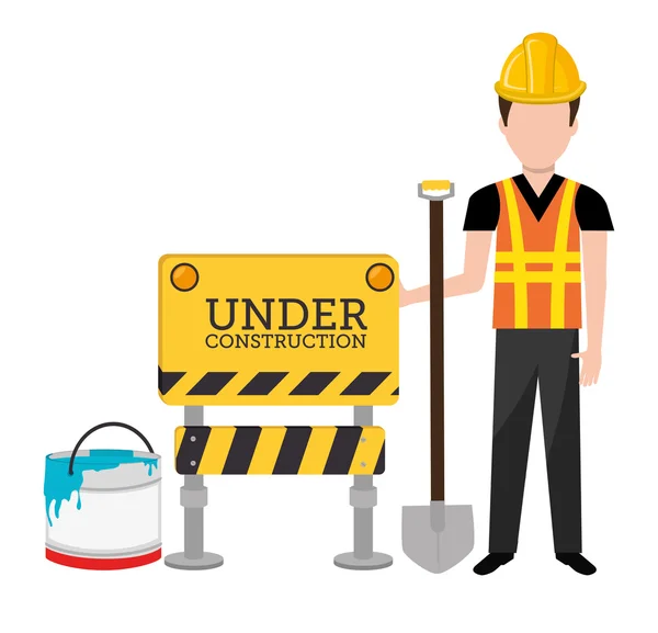 Under construction design — Stock Vector