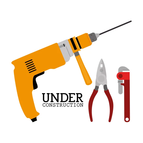 Under construction design — Stock Vector