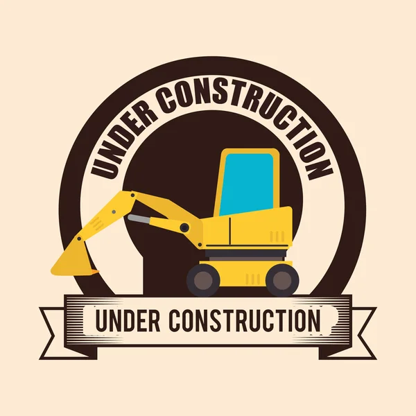 Under construction design — Stock Vector