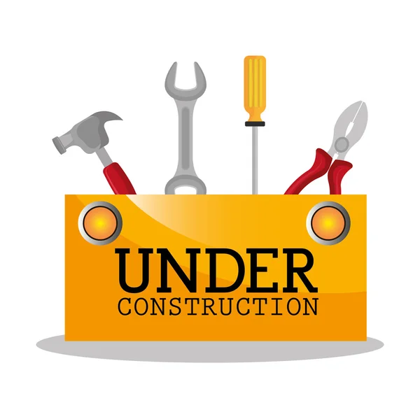 Under construction design — Stock Vector