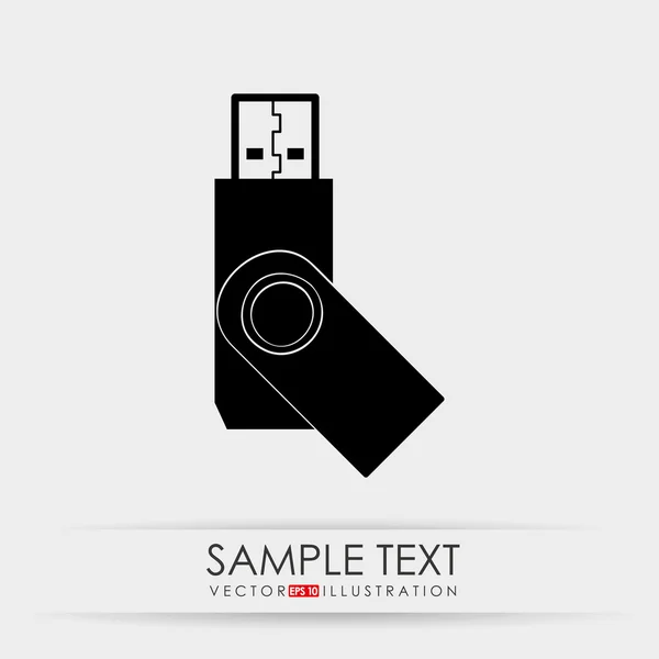 Usb plug design — Stock Vector