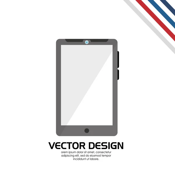 Diseño de tecnología portátil — Vector de stock