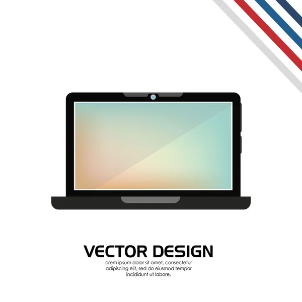 Diseño de tecnología portátil — Vector de stock