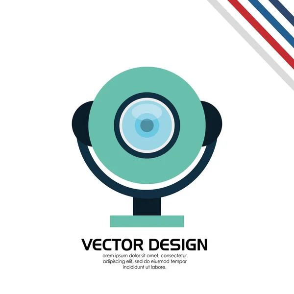 Diseño de tecnología portátil — Vector de stock