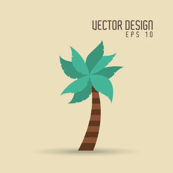 Diseño icono de playa — Vector de stock