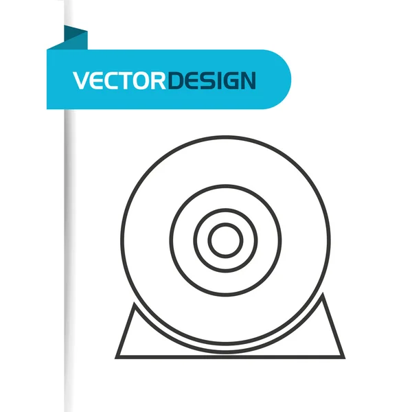 Diseño de tecnología portátil — Vector de stock