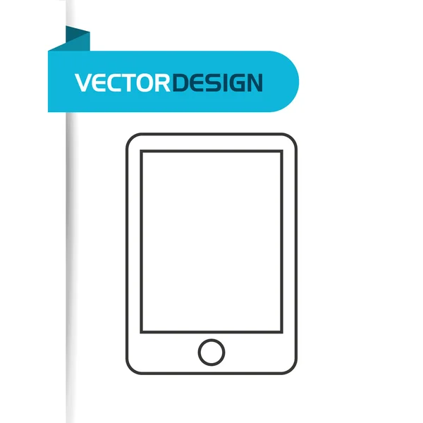 Diseño de tecnología portátil — Archivo Imágenes Vectoriales