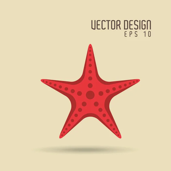 Design de ícone de praia — Vetor de Stock