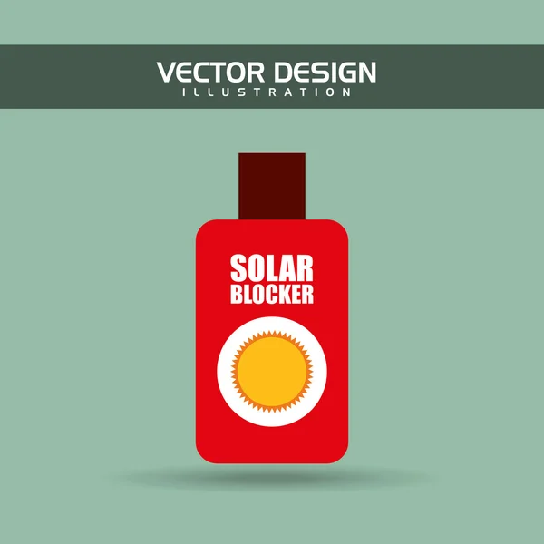 Strand pictogram ontwerp — Stockvector