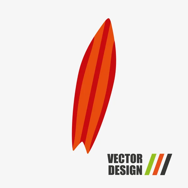 Design de ícone de praia — Vetor de Stock