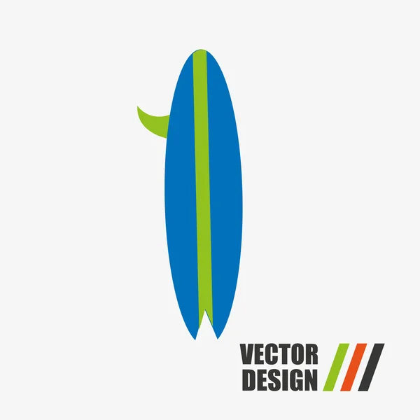 Design de ícone de praia — Vetor de Stock