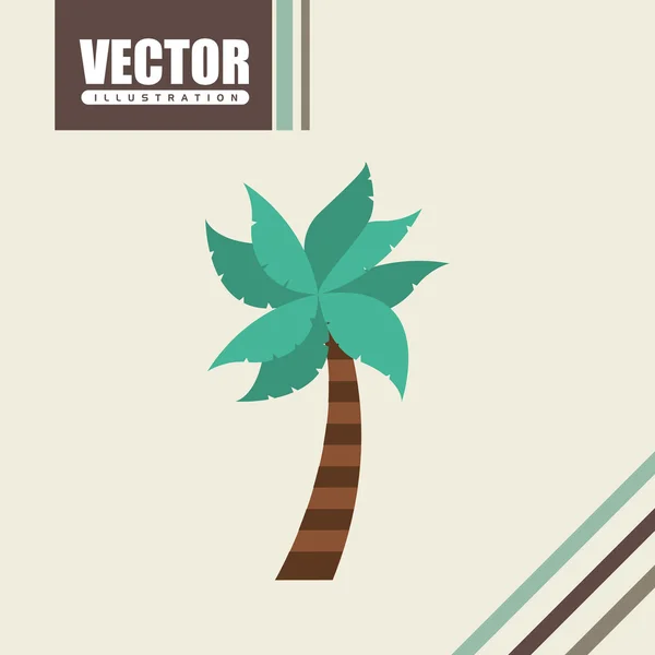 Stranden ikon design — Stock vektor