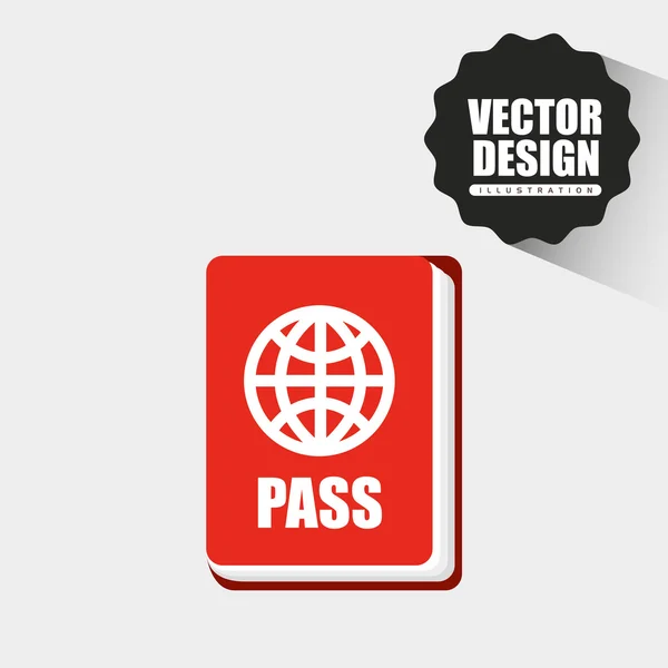 Resa platt ikon design — Stock vektor
