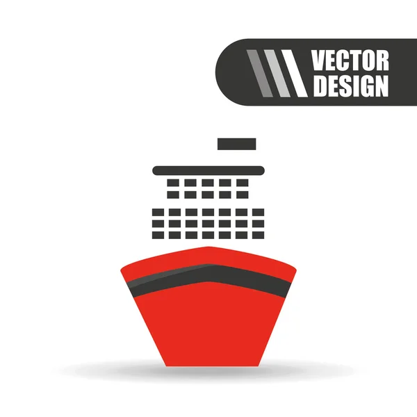 Reizen van platte pictogram ontwerp — Stockvector