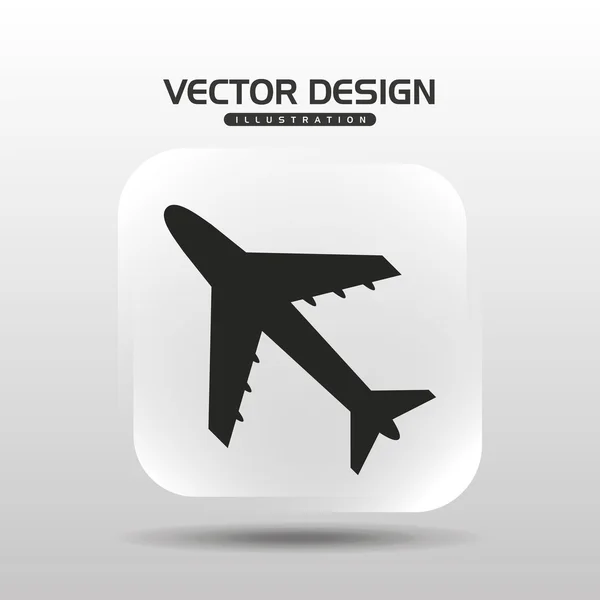 Progettazione di viaggi in aereo — Vettoriale Stock