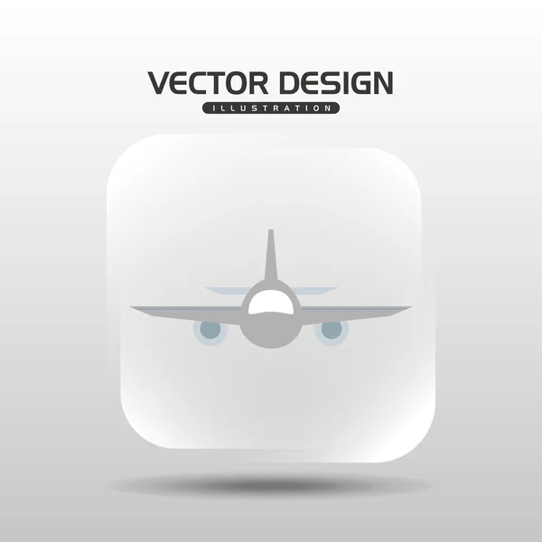 Conception de voyage avion — Image vectorielle