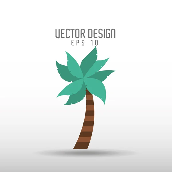 Diseño icono de playa — Vector de stock