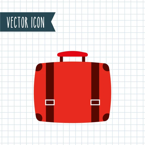 Podróży płaski ikona designu — Wektor stockowy